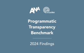    ANA’s 2024 programmatic benchmark study: progress but challenges remain